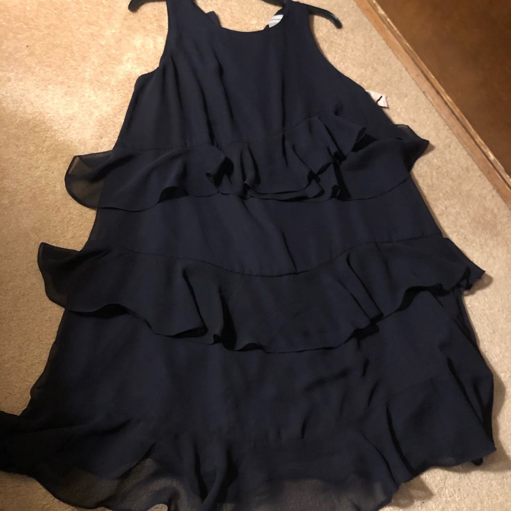 BRAND NEW!! Woman’s black layered dress